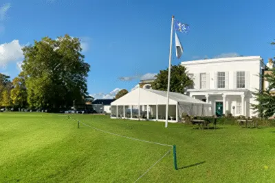 Temporary venue at a Golf Club