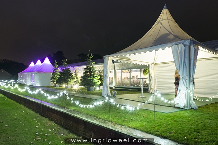 Temporary Marquee Christmas Party Venue