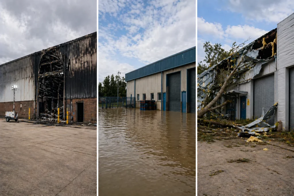 temporary-building-scenarios-fire-flood-storm-damage-uk
