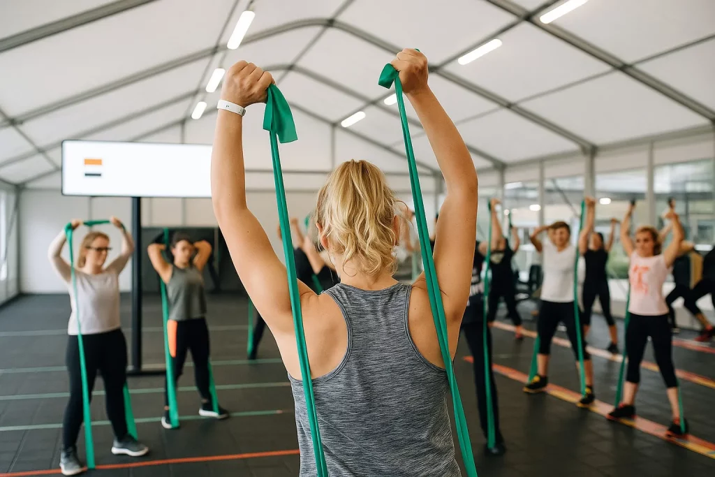 Temporary gym