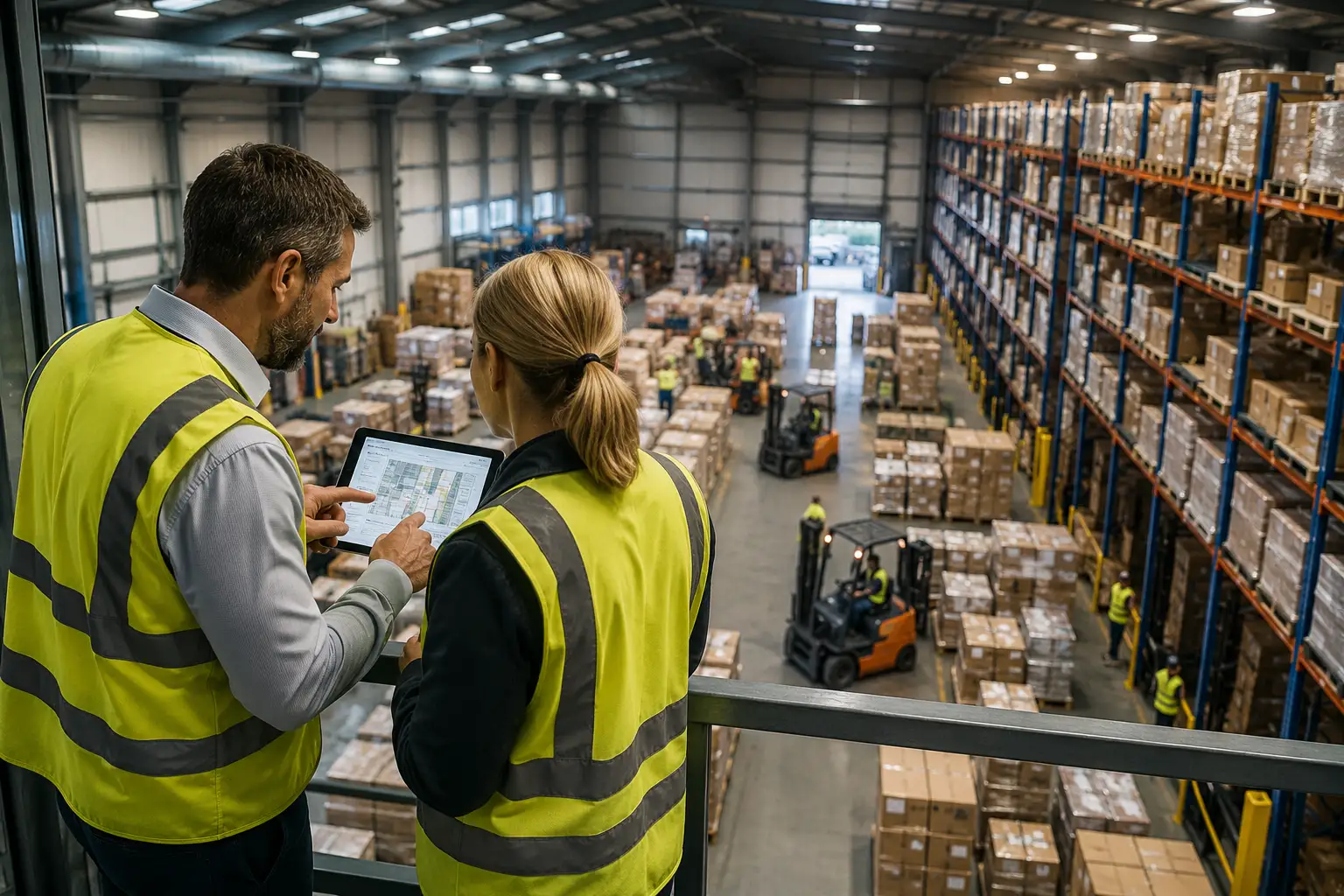 Increase warehouse capacity quickly in a warehouse operating near full storage capacity