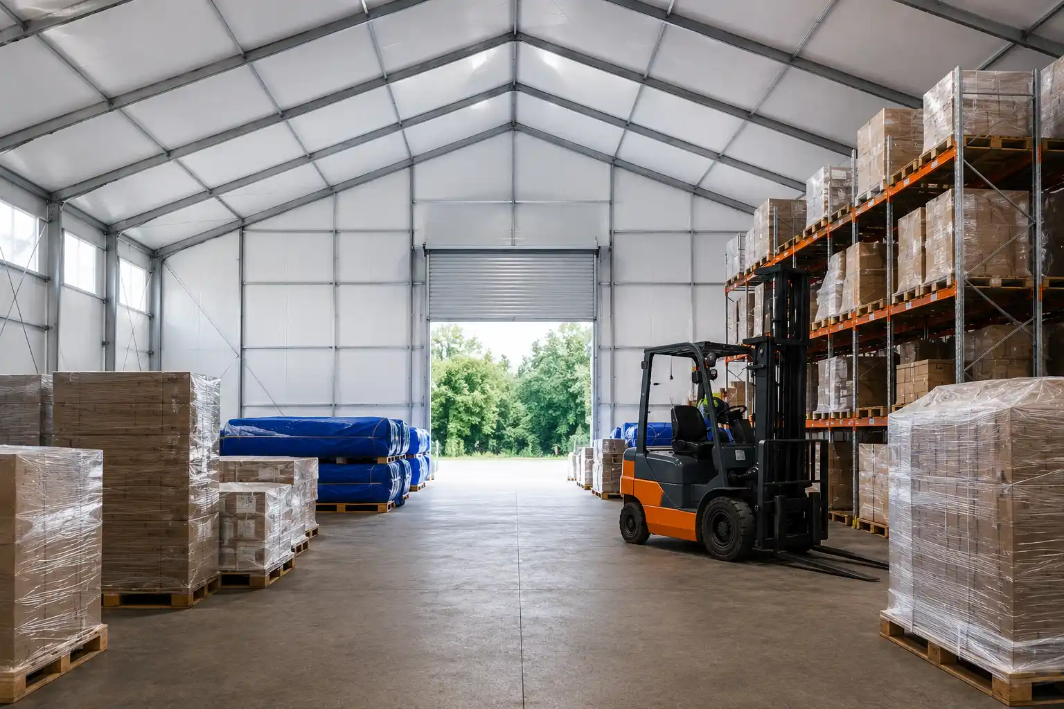 Temporary Warehouse for Business Continuity Temporary warehouse for business continuity supporting stock storage and operational continuity during warehouse disruption
