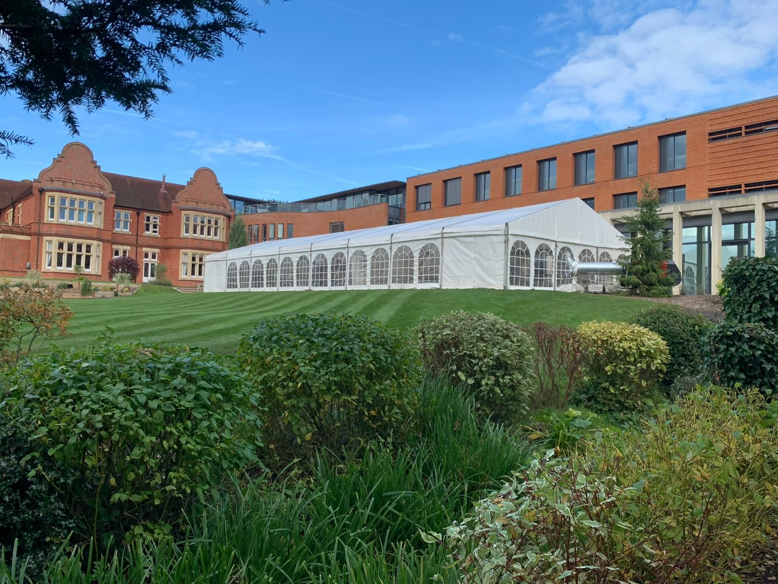 Temporary event venues for heritage buildings