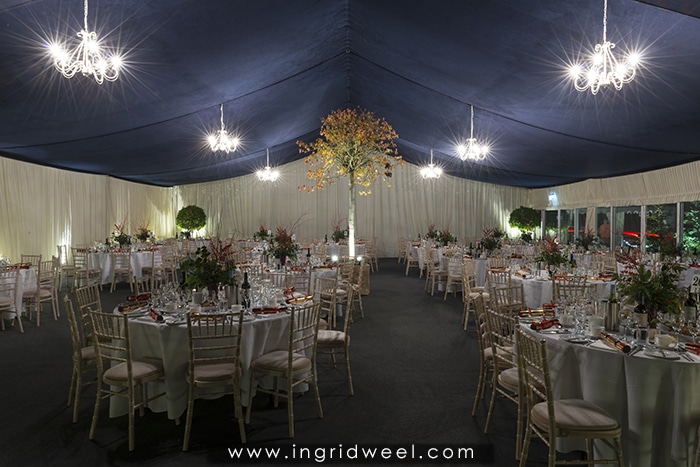 Guest ready temporary event venue